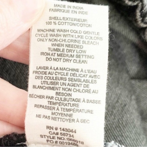 Avec Les Filles Women’s Washed Denim Joggers Jeans Size XSmall Grunge 90’s NWOT - Picture 6 of 9